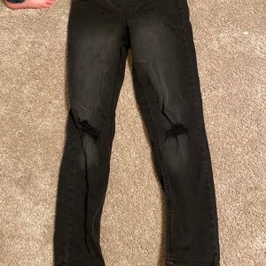 Black jeans size 7-8 in kids